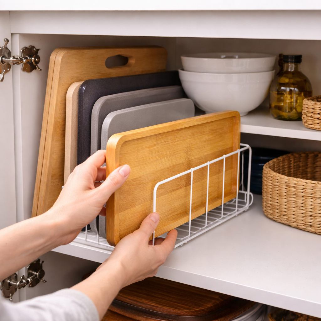 RECTANGULAR WOODEN SERVING BOARD