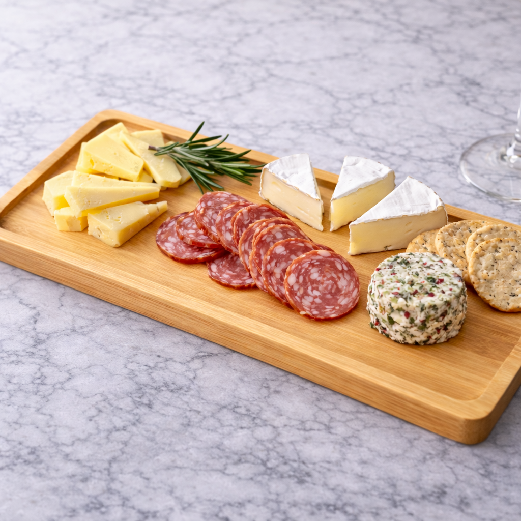 RECTANGULAR WOODEN SERVING BOARD